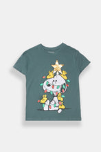 Girls' Peanuts Snoopy Lights Graphic Classic Tee thumbnail 1