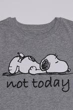 T-shirt graphique Snoopy Not Today Peanuts pour fille thumbnail 2