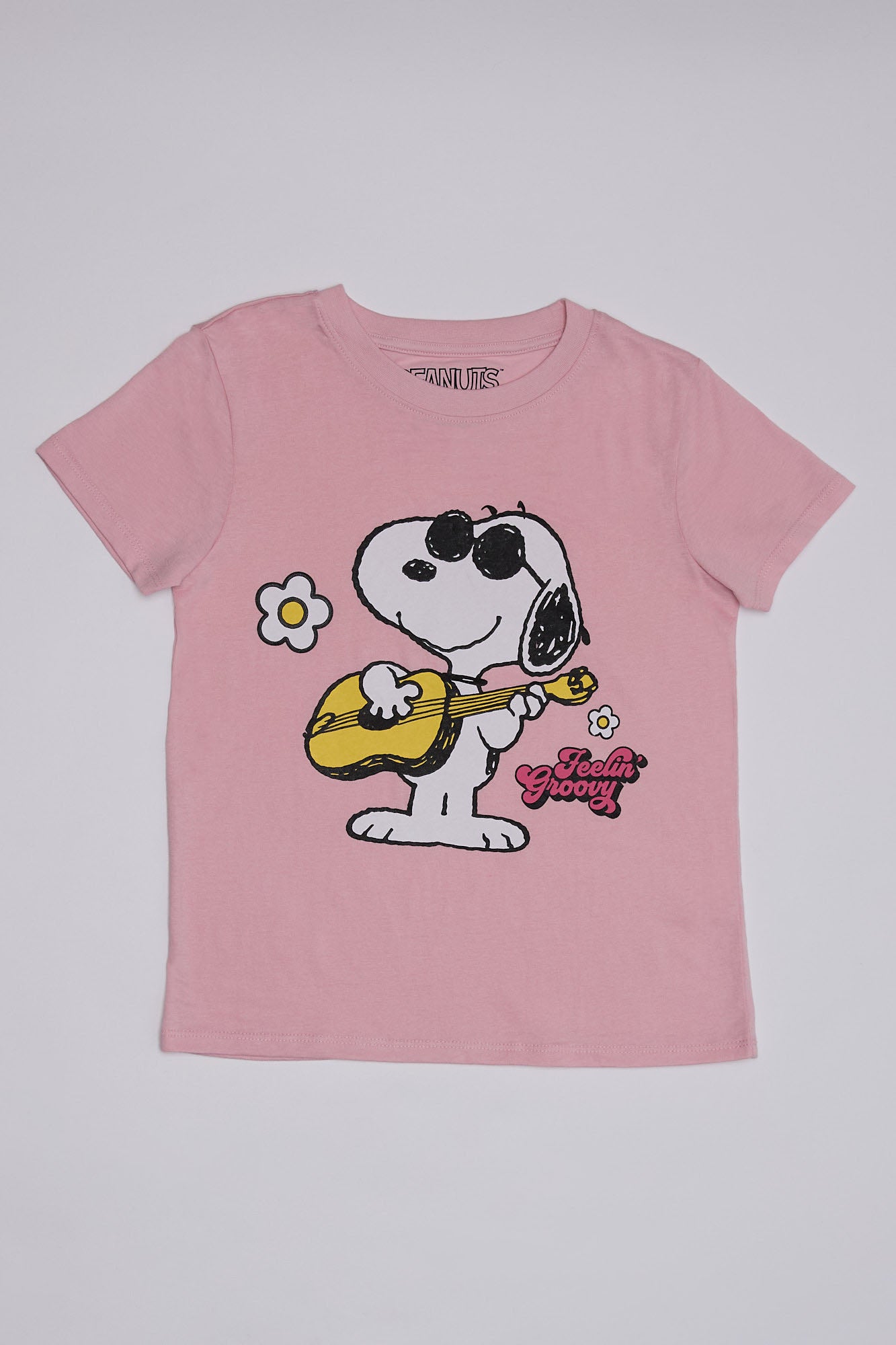 Girls' Snoopy Guitar Peanuts Graphic Tee