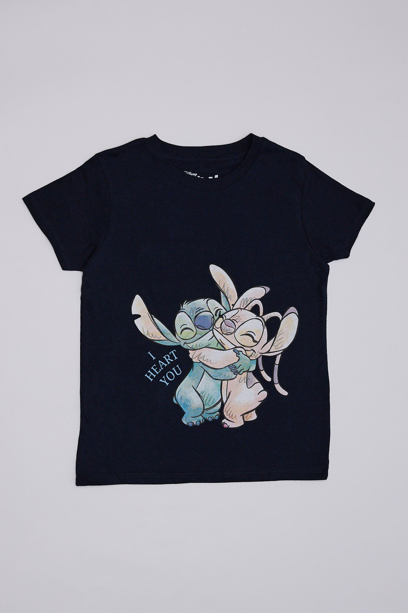 Girls' Stitch And Angel Graphic Tee