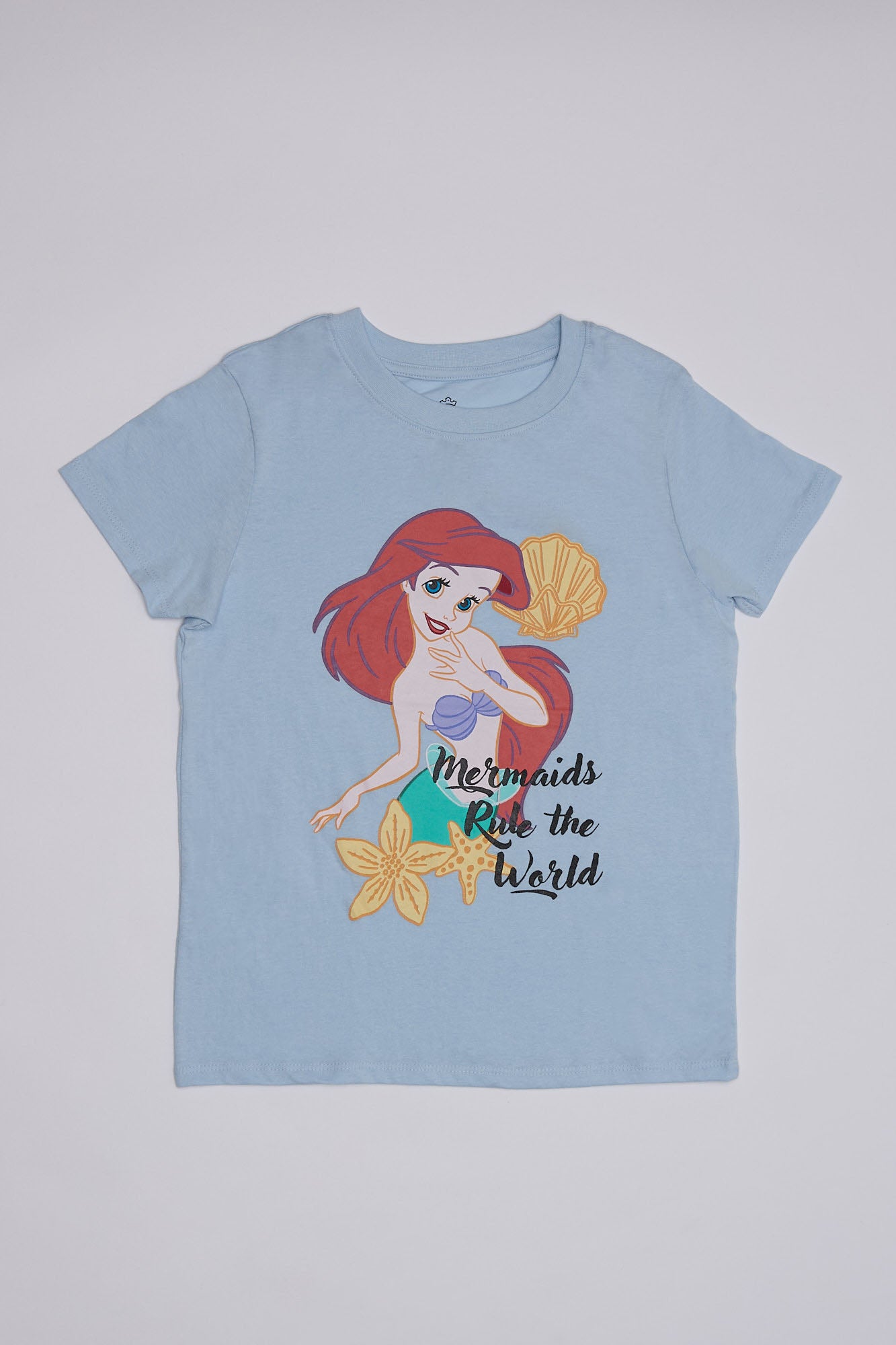 Girls' The Little Mermaid Ariel Mermaids Rule World  Graphic Tee