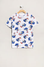 T-shirt graphique Sonic The Hedgehog pour garçon thumbnail 1