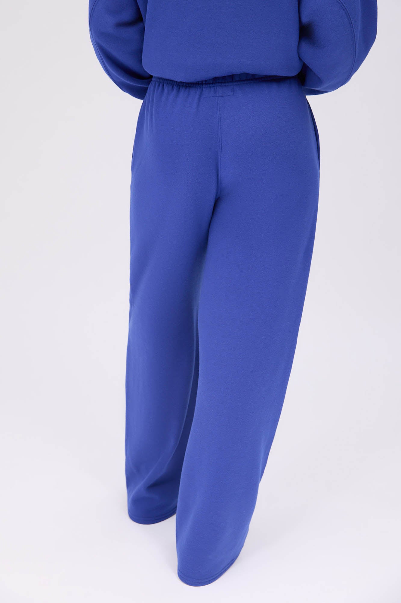 【BAON】Oomo banding snap fleece wide pants Seam Detail Wide Leg Sweatpants – Bluenotes