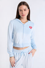 Care Bears Rhinestones Velour Zip-Up Hoodie And Sweatpants 2-Piece Set thumbnail 3