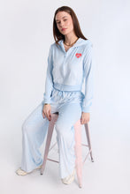 Care Bears Rhinestones Velour Zip-Up Hoodie And Sweatpants 2-Piece Set thumbnail 5