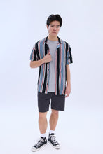 Striped Print Short Sleeve Resort Shirt thumbnail 8