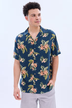 Chemise de vacances à manches courtes AERO imprimé tropical thumbnail 1