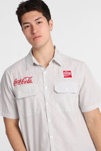 Coca-Cola Embroidered Patch Button-Up Shirt thumbnail 3