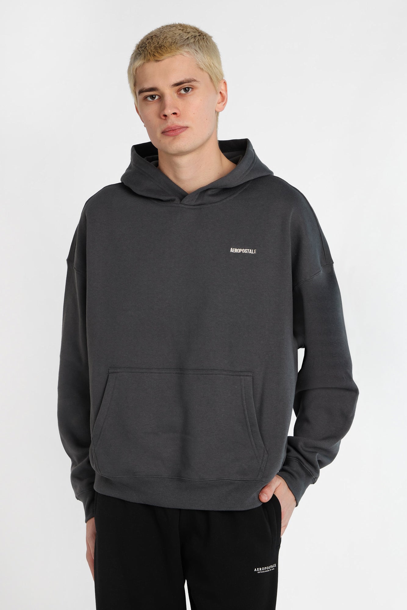 Aéropostale Embroidered Boxy Hoodie
