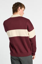 AERO Embroidered Colour Block Long Sleeve Polo Sweatshirt thumbnail 11