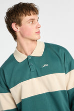 AERO Embroidered Colour Block Long Sleeve Polo Sweatshirt thumbnail 2