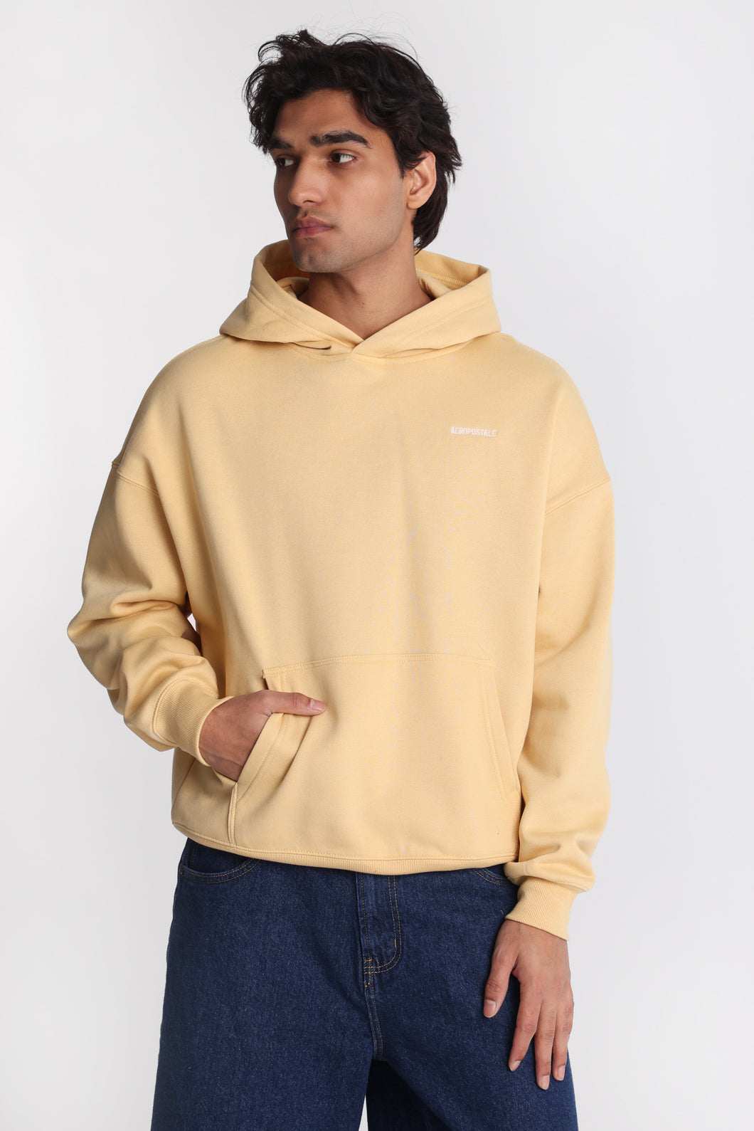 Aéropostale Embroidered Boxy Hoodie – Bluenotes