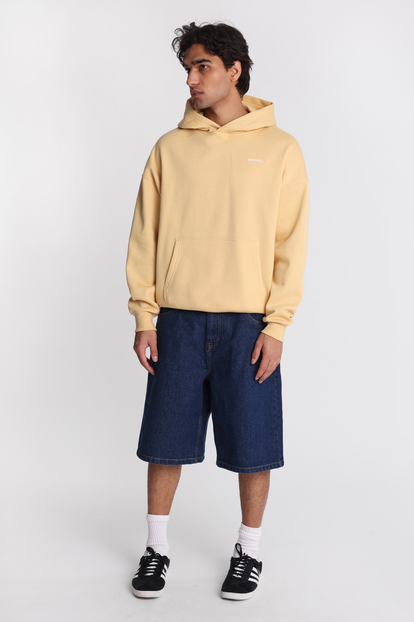 Aéropostale Embroidered Boxy Hoodie – Bluenotes