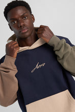 AERO Cloud Soft Fleece Colour Block Boxy Hoodie thumbnail 6