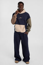 AERO Cloud Soft Fleece Colour Block Boxy Hoodie thumbnail 8
