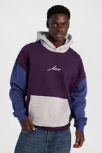 AERO Cloud Soft Fleece Colour Block Boxy Hoodie thumbnail 9
