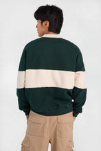 AERO Colour Block Long Sleeve Polo Sweatshirt thumbnail 4