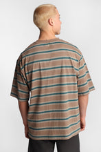 AERO Embroidered Striped Oversized Tee thumbnail 3