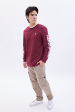 A87 Embroidered Applique Relaxed Long Sleeve Crew Neck Pullover thumbnail 8