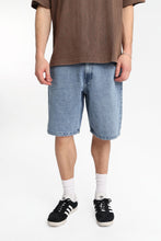 Ford Motor Co. Detroit Embroidered Patch Loose Denim Shorts thumbnail 2