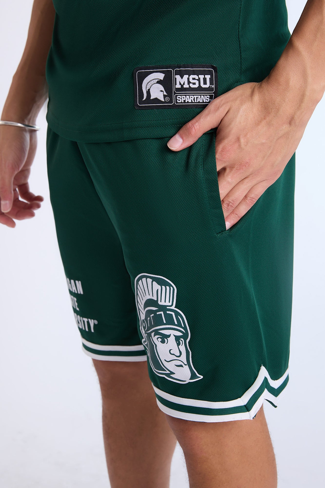 Michigan State Mesh Shorts – Bluenotes - Main Image