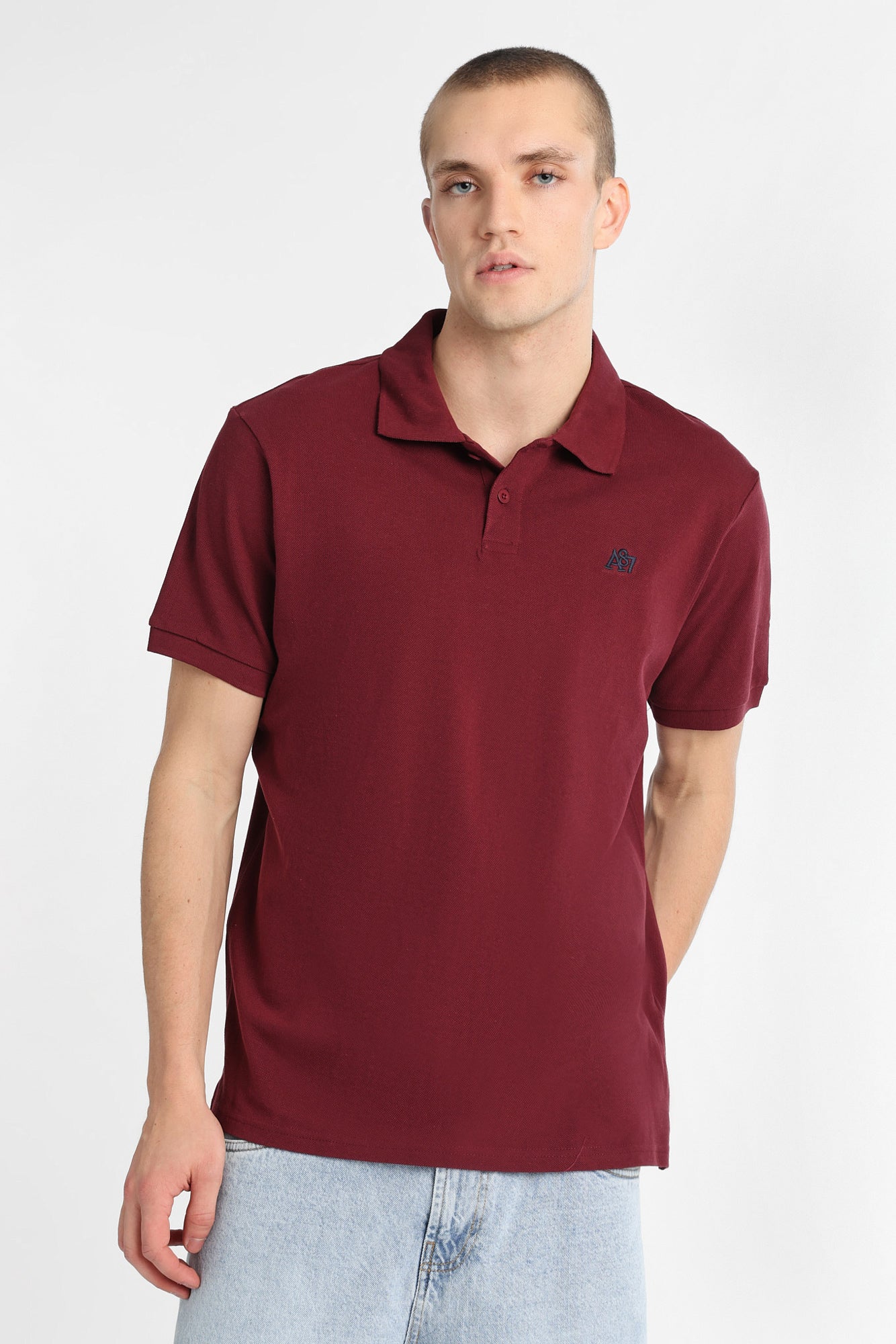 AERO Embroidered Pique Polo