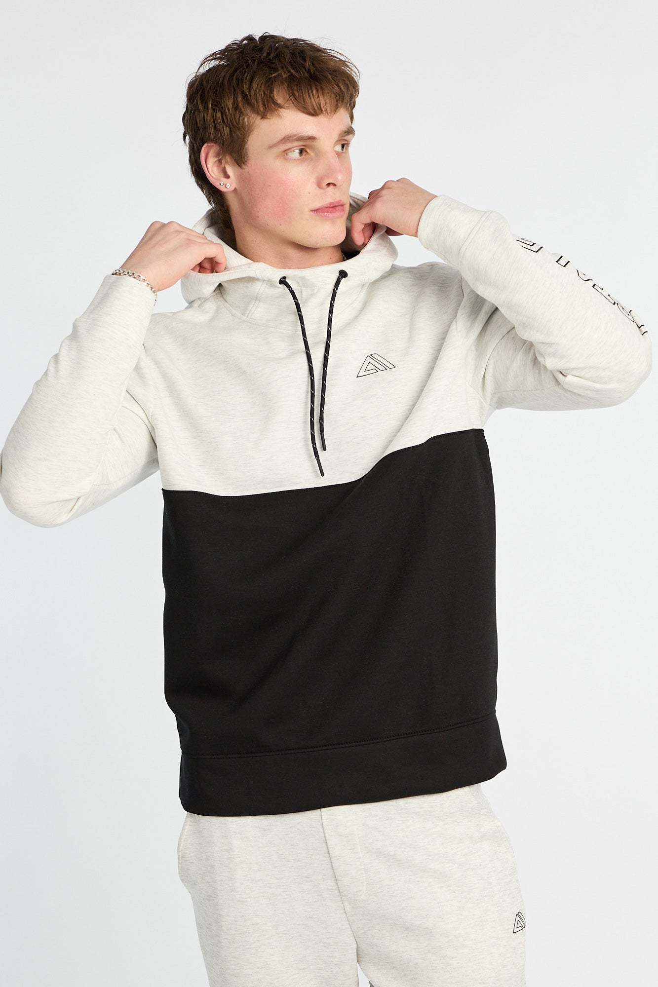 AERO Air Tech Colour Block Fleece Hoodie