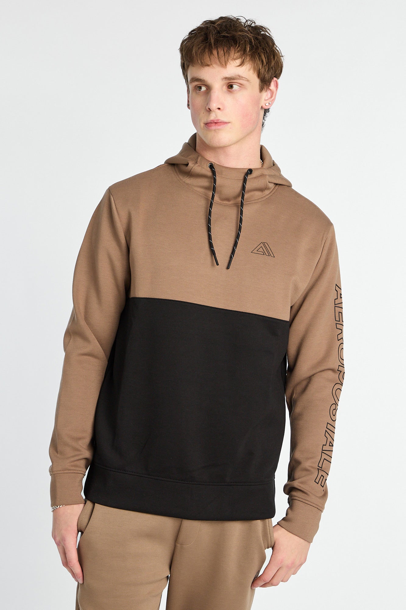 AERO Air Tech Colour Block Fleece Hoodie