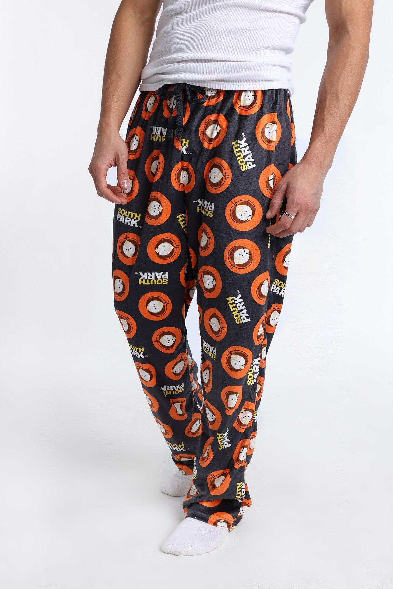 Pantalon pyjama en molleton soyeux imprimé logo South Park