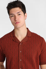 Textured Geometric Short Sleeve Shirt thumbnail 6