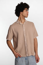 AERO Diamond Knit Short Sleeve Button-Up Shirt thumbnail 1