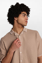AERO Diamond Knit Short Sleeve Button-Up Shirt thumbnail 2