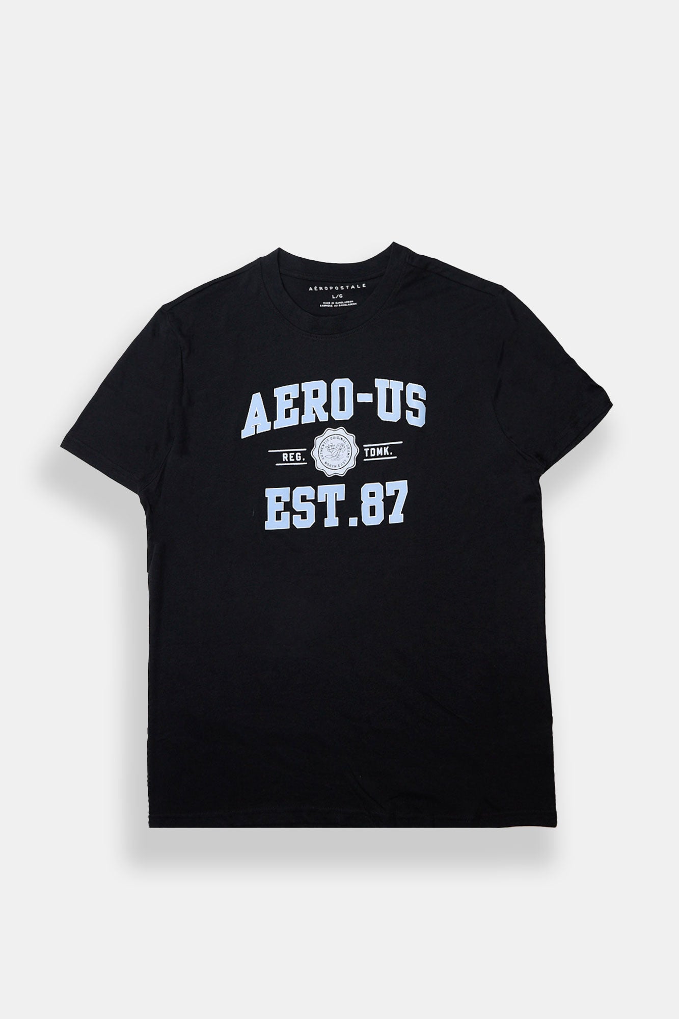 AERO US Est. 87 HD Flocked Graphic Tee