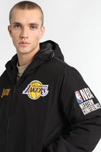 Los Angeles Lakers Western Conference Hooded Bomber Jacket thumbnail 3
