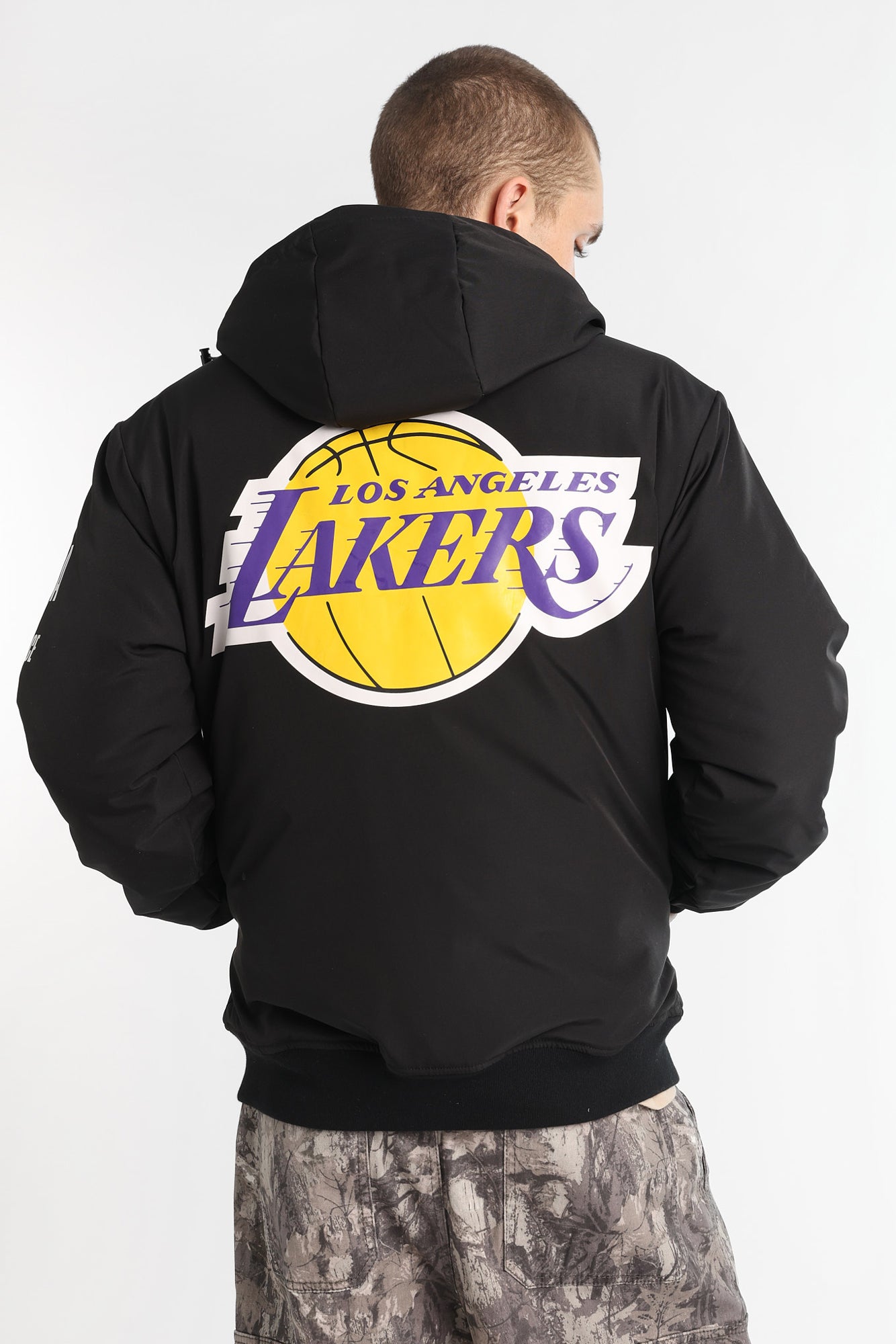 Los Angeles Lakers Western Conference Hooded Bomber Jacket