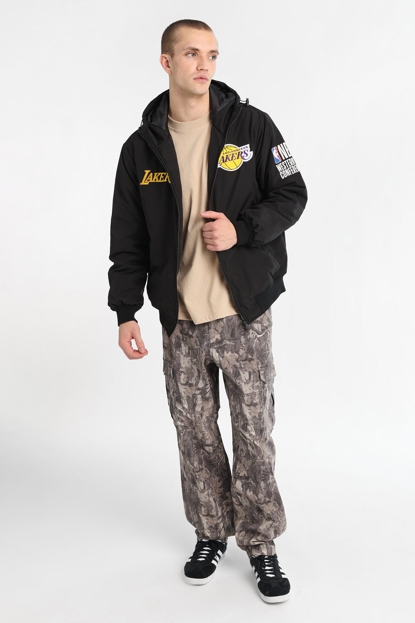 Los Angeles Lakers ボンバージャケット CAP付き Los Angeles Lakers ボンバージャケット CAP付き 【公式通販】