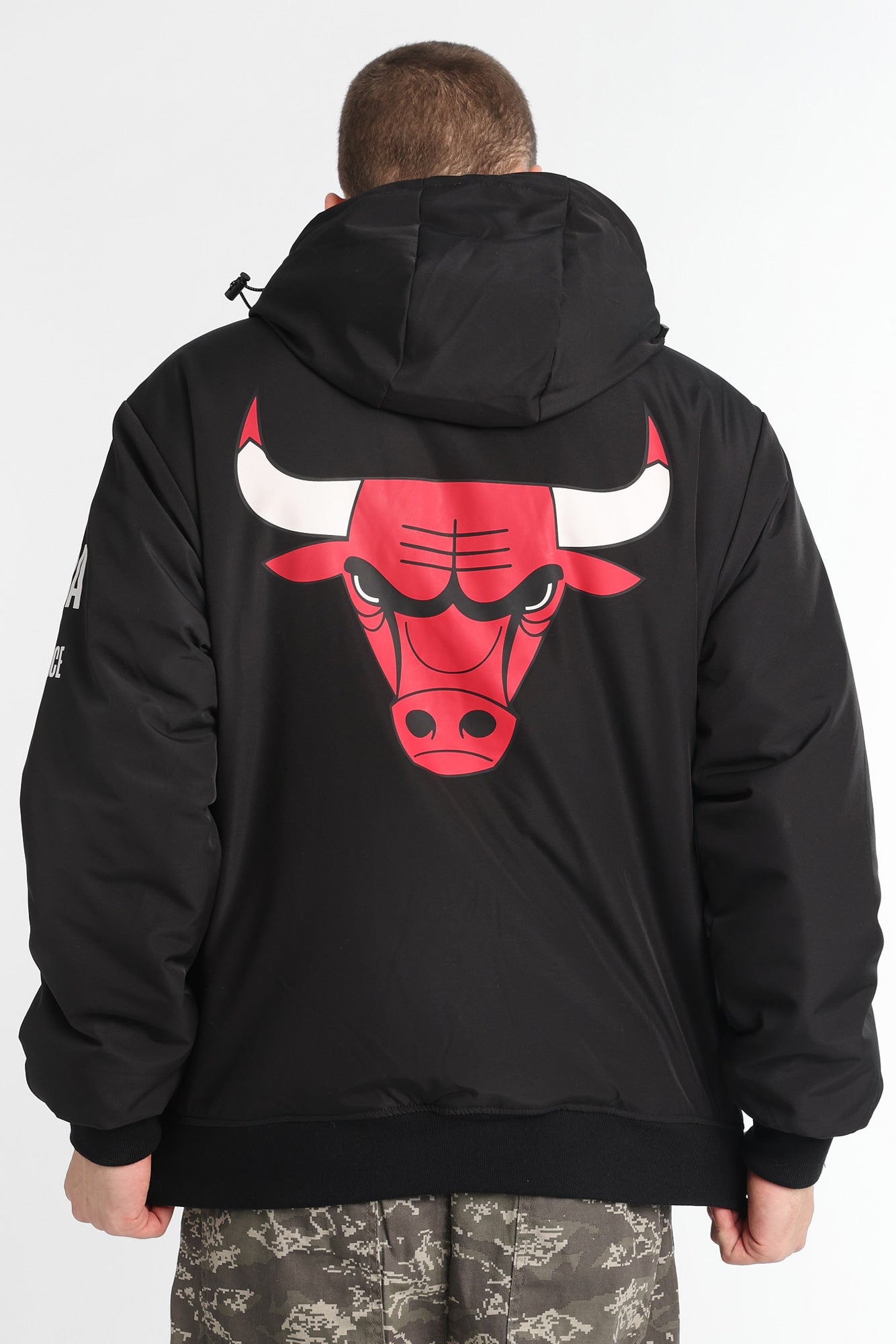 Chicago Bulls Hooded Bomber Jacket