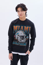 Miami Dolphins  Graphic Crew Neck Sweatshirt thumbnail 1