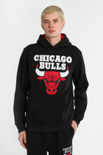 Pull a? capuchon à contraste appliqué chenille Chicago Bulls thumbnail 1