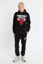 Pull a? capuchon à contraste appliqué chenille Chicago Bulls thumbnail 4