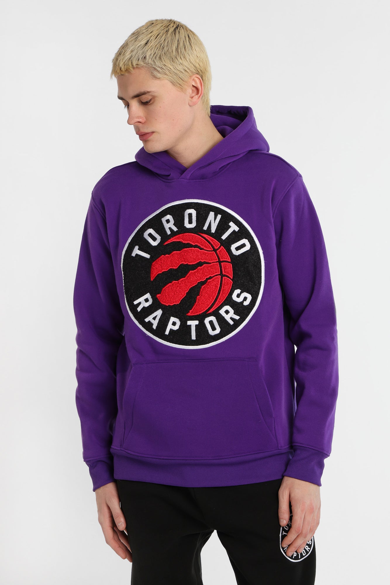 Pull a? capuchon appliqué chenille Toronto Raptors