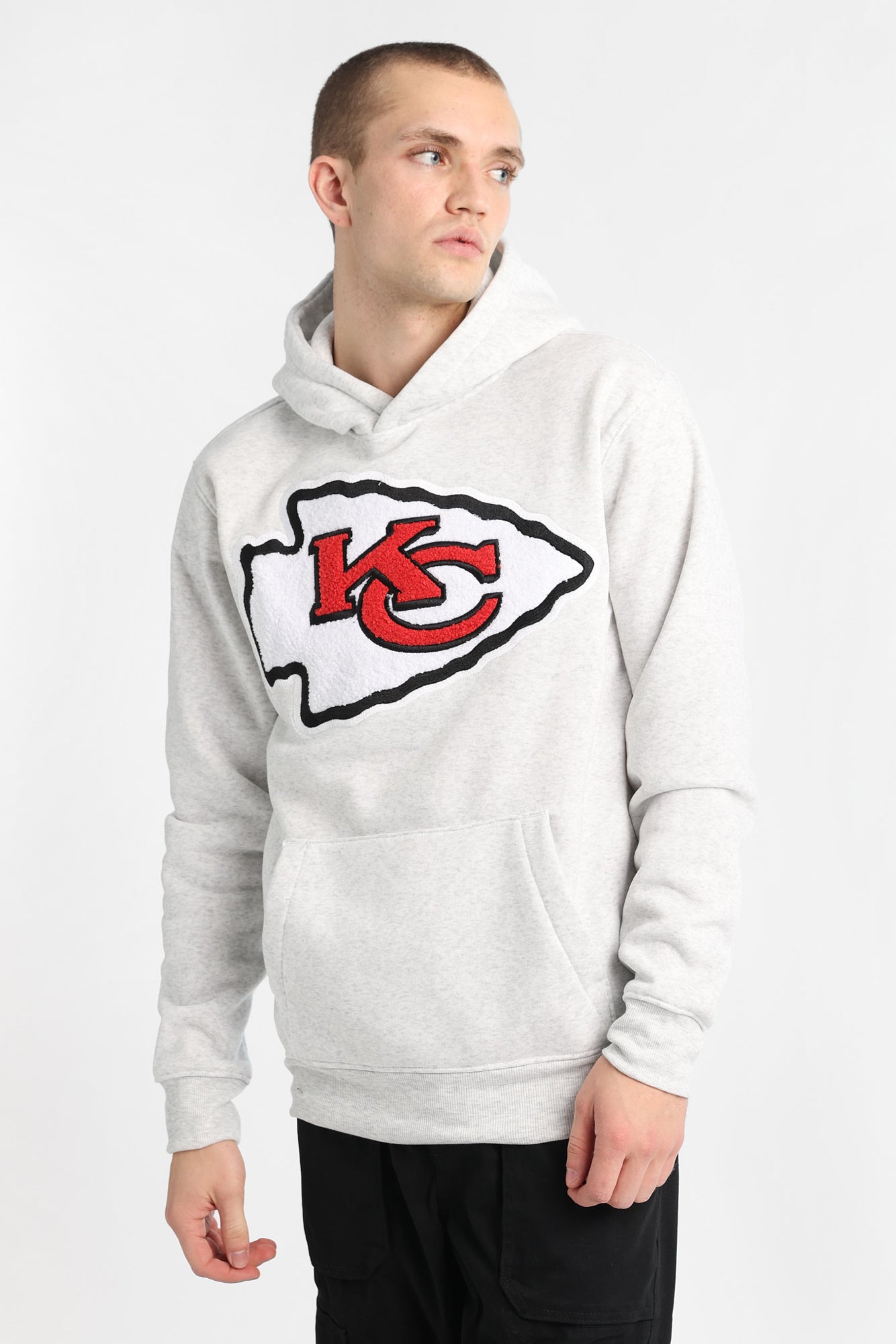 Pull a? capuchon appliqué chenille Kansas City Chiefs