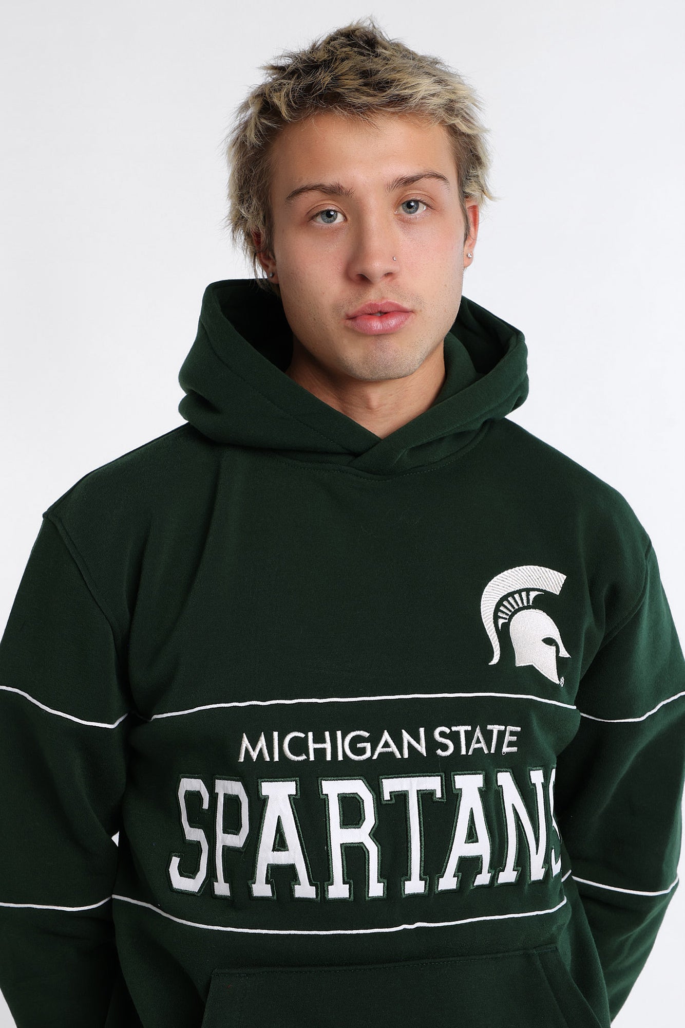 Michigan State Spartans Chenille Panel Hoodie – Bluenotes