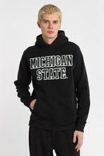 Pull a? capuchon à contraste appliqué chenille Michigan State Spartans thumbnail 1