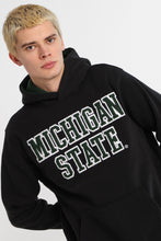 Pull a? capuchon à contraste appliqué chenille Michigan State Spartans thumbnail 2