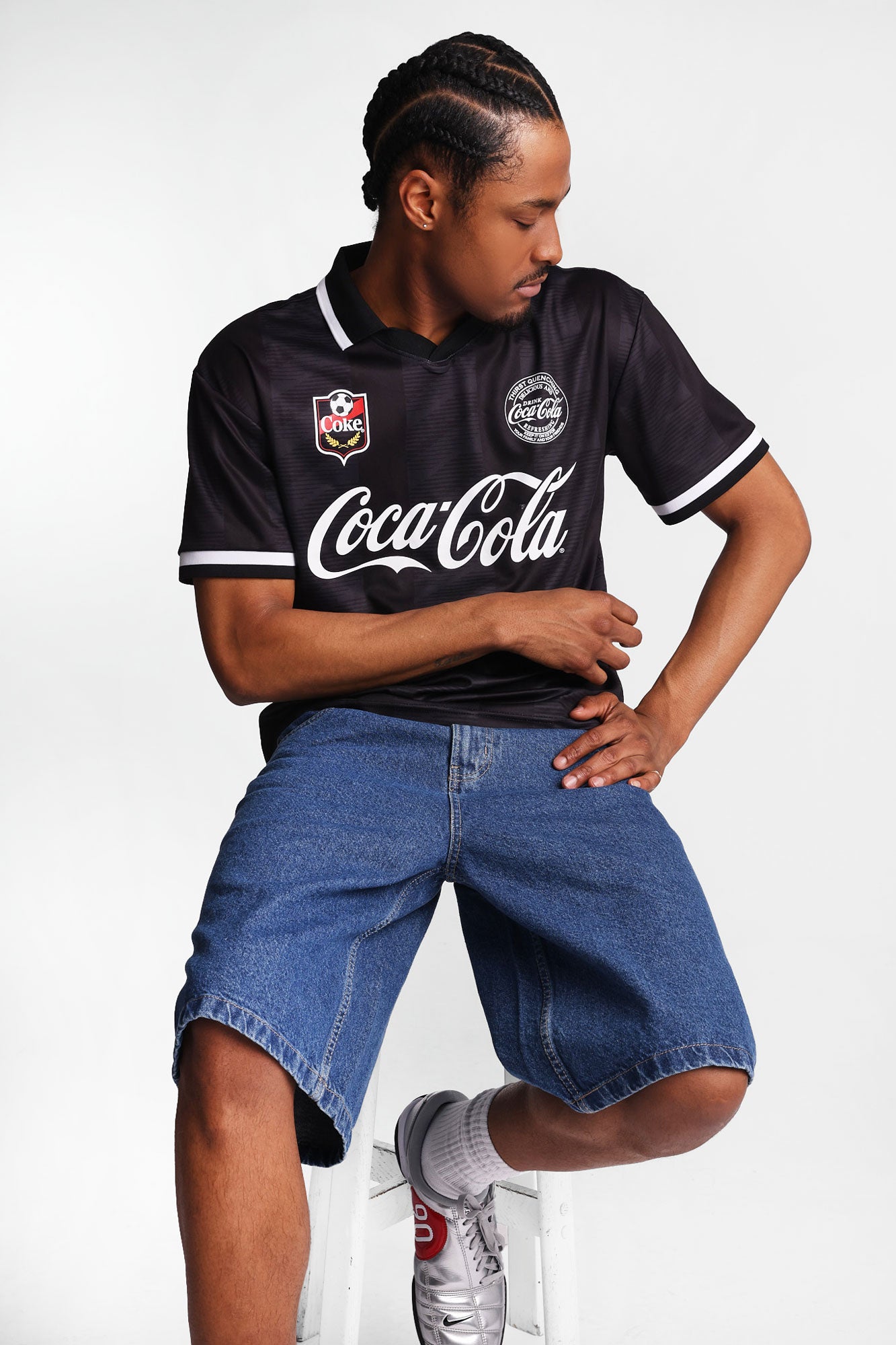Coca-Cola Graphic Oversized Soccer Jersey – Bluenotes