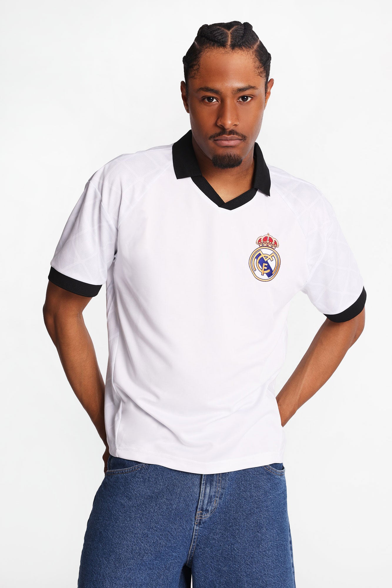 Real Madrid Football Club 7 Graphic Oversized Soccer Jersey