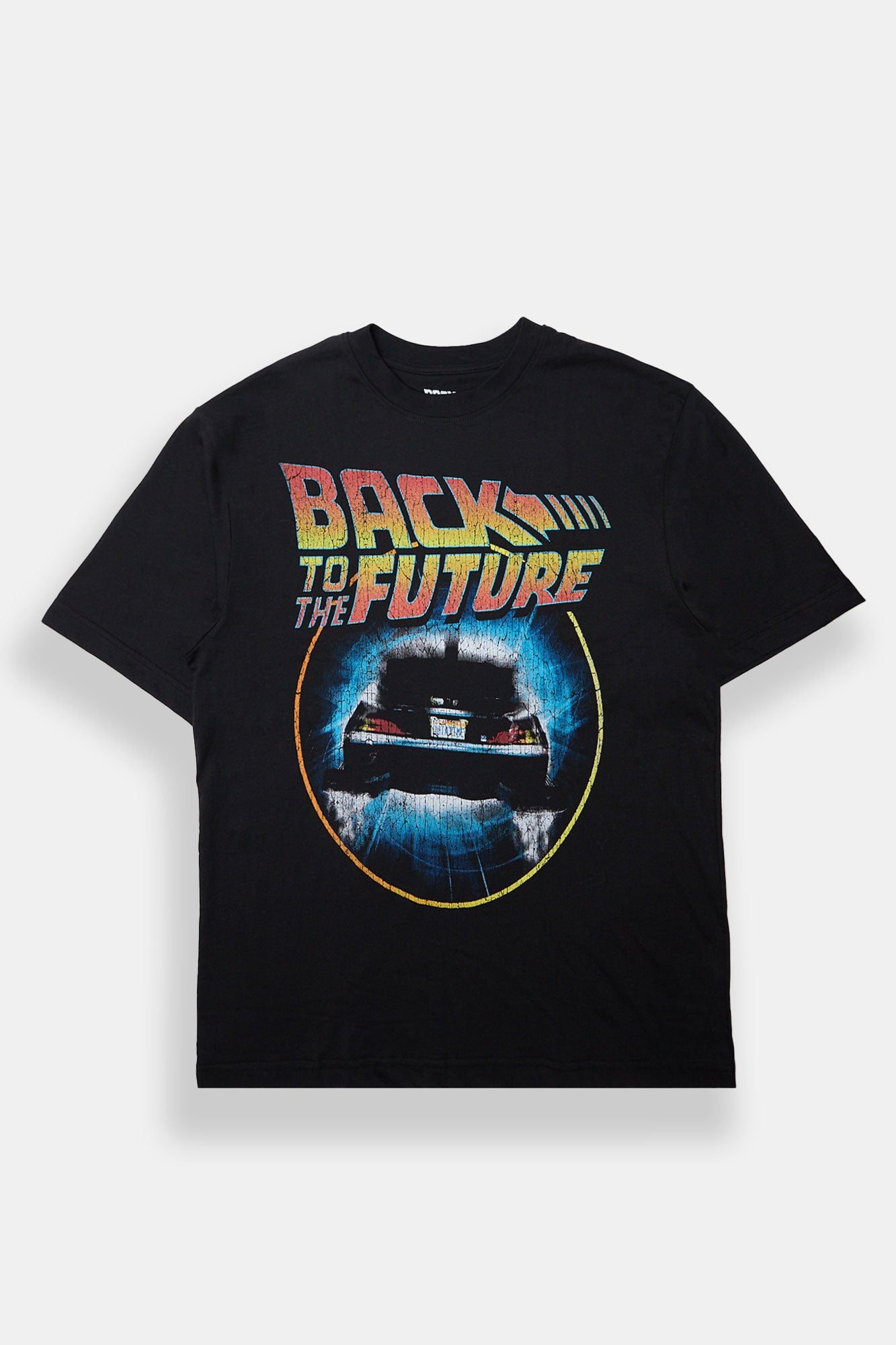 T-shirt graphique surdimensionné Retour vers le future