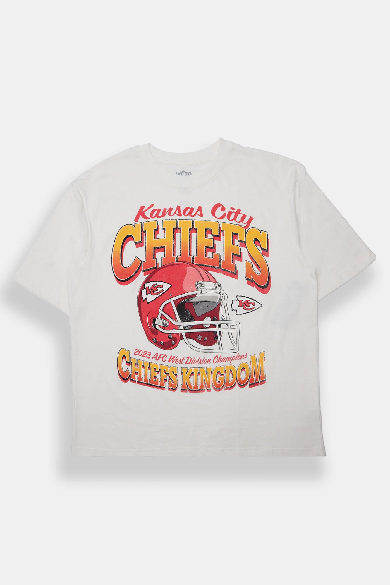 T-shirt graphique surdimensionné Kansas City Chiefs 2023 Champions