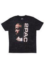 T-shirt imprimé délavé acide graphique 2Pac Until The End thumbnail 1